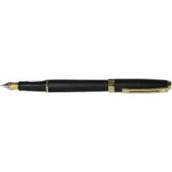 Ручка перьевая Sheaffer Prelude М позолота черная матовая
