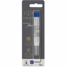 Набор стержней шариковых QuinkFlow M 1 мм синий 10 232BLU3 Parker 3 шт.