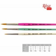 Кисточка синтетический круглый для декора HOBBY & CRAFT, 4, к.р. ROSA TALENT