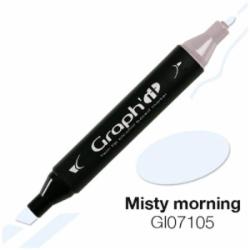 Маркер двусторонний Graph'it 7105 GI07105 серо-голубой