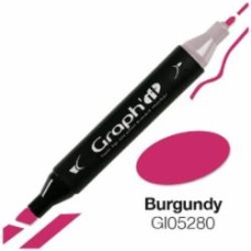 Маркер двусторонний Graph'it 5280 GI05280 бургундия