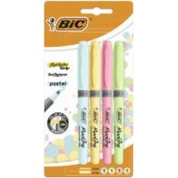 Маркер перманентный BIC Pastel 1,6-3,3 мм 4 шт.