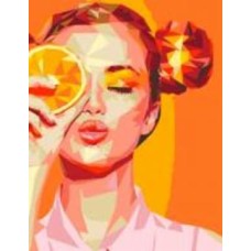 Картина по номерам акриловая живопись по номерам Orange Girl Rosa Start