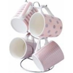 Набор чашек Limited Edition Tenderness на металлической подставке 280 мл 4 шт.