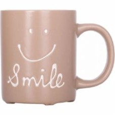 Чашка Limited Edition Smile коричневая 330 мл