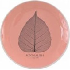 Тарелка десертная Limited Edition Minimalism 17,5 см коралловый (HTK-008)
