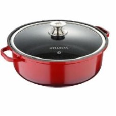 Кастрюля с крышкой Wellberg и половником 9.6 л WB-8878