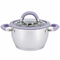 Кастрюля с крышкой Gusto Purple Iris 1,6 л