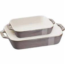 Набор форм для запекания Staub керамических Collection Ceramique 2 предмета серый 40511-922-0