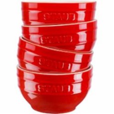 Набор мисок Staub керамических Collection Ceramique 4 предмета вишневый 40508-146-0