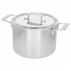Кастрюля с крышкой Demeyere 24 см., 8 л Silvinox Industry 5 40850-670-0