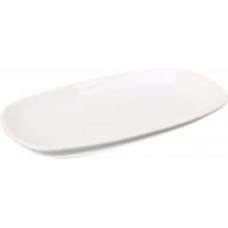 Блюдо овальное Porser Porselen Pearl 21 см белое