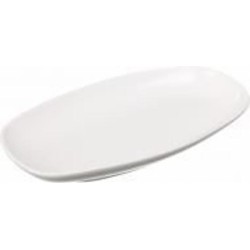 Блюдо овальное Porser Porselen Pearl 27 см белое