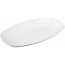 Блюдо овальное Porser Porselen Pearl 35 см белое