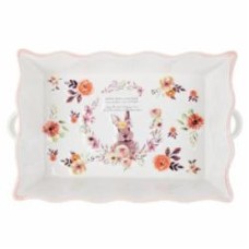 Блюдо для запекания Lefard Flower Bunny 30х18х6 см