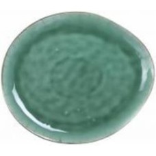 Блюдо овальное Bella Vita Glaze Green 33,5x29 см 2 сорт
