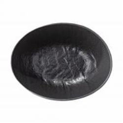 Блюдо овальное Wilmax 19х15х6 см 360 мл Slatestone Black WL-661119 / A