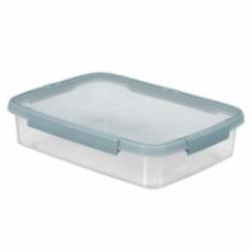 Контейнер пищевой Curver Smart Fresh Eco line 3,5 л низкий прозрачный/голубой