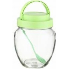 Банка с ложкой Everglass 1062 Р-2 салатовая