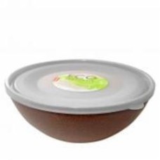Миска с крышкой Алеана 2 л ECO WOOD коричневый