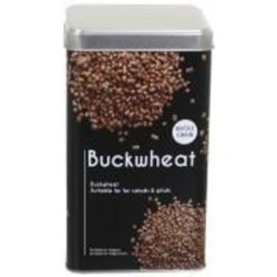 Емкость для хранения Flamberg Premium Loft Rice&Buckwheat черная 18,3х10,5х10,5 см дизайн в ассортименте