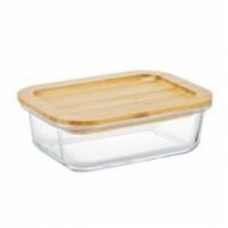 Емкость для продуктов MVM My Home 1,04 л KP-61 M T/WOOD