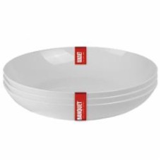 Набор суповых тарелок Banquet Grey 22 см 3 шт.
