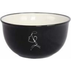 Салатник Vittora Lady in black 135 мм фарфор