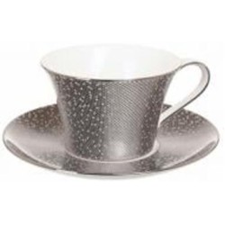 Чашка с блюдцем Narumi Crystal Platinum 270 мл