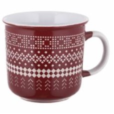 Чашка Bella Vita Sweater 450 мл красная