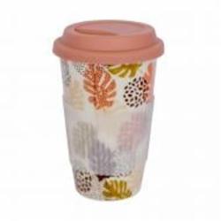 Чашка Keramia Flower story с силиконовой крышкой 440 мл 21-279-125