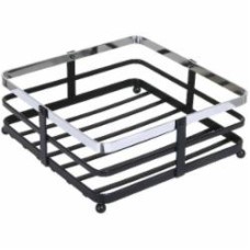 Салфетница Flamberg Premium Silver shine 18,5х7 см черный S-E127526MC