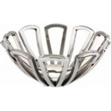 Фруктовница Inari Silver Daisy 26x11 см