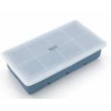 Форма для льда Lessner с крышкой Sky Blue 21,5x11,8x5 см