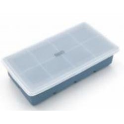 Форма для льда Lessner с крышкой Sky Blue 21,5x11,8x5 см