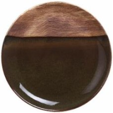 Тарелка Salex Moss/wood 22 см