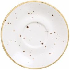 Блюдце Salex White/walnut 16 см