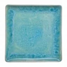 Тарелка Dovbysh Porcelain Квадратная 18,5х18,5 см Garna бирюза