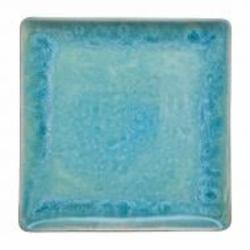 Тарелка Dovbysh Porcelain Квадратная 18,5х18,5 см Garna бирюза