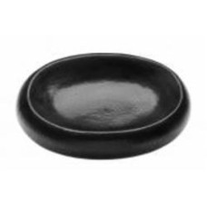 Тарелка сервировочная Dovbysh Porcelain Камушек 23,5х17,5 см WIN черная