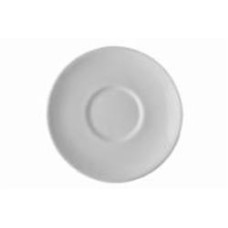 Блюдце Dovbysh Porcelain для чашки капучино 16 см Khvylya белое