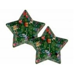 Набор блюд Lefard Green Christmas звездочки 15 см 2 пр. 922-074