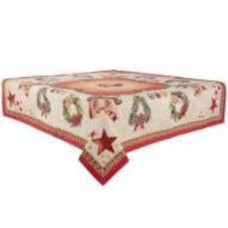Скатерть Nativity Lefard 100x100 см красный Home Textile