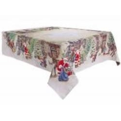 Скатерть Village Lefard 140x240 см кремовый с рисунком Home Textile