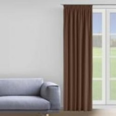 Штора VELOUR 150х275 коричневый Decora textile