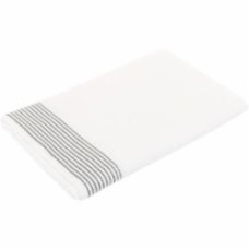 Полотенце вафельное Sauna 90x180 см белый с зеленым ABC