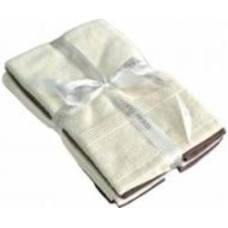 Набор полотенец махровых 30x45 см коричневый с бежевым IDEAL TEXTILE