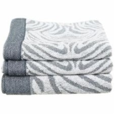Полотенце махровое Zebra 70x140 см серый Texpol