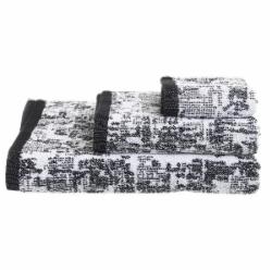 Полотенце Accra 50x90 см черно-белый Gipanolar