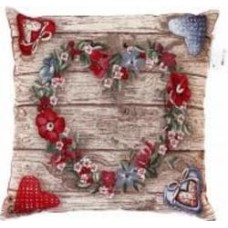Подушка Wooden 45x45 см разноцветный Прованс